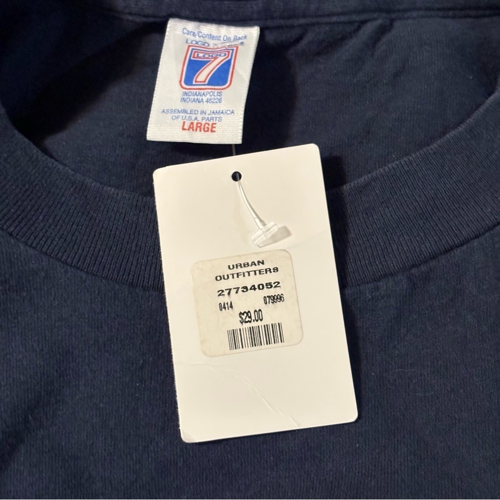 Vintage URBAN OUTFITTERS logo 7 Tag Dallas Cowboys Crop Top Sz L - Picture 7 of 7